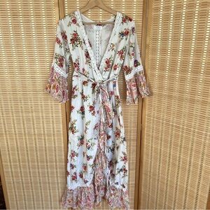 Guadalupe Design - Women's Ara Floral Maxi Dress Small